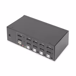 Digitus Commutateur KVM, 4 ports, Double affichage, 4K, DisplayPort® - Vue supplémentaire 4
