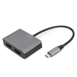 Digitus Adaptateur graphique USB Type-C™ 4K 2 en 1 Mini DisplayPort + HDMI