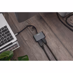 Digitus Adaptateur graphique USB Type-C™ 4K 2 en 1 Mini DisplayPort + HDMI