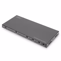 Digitus Commutateur matriciel HDMI 4x2, 4K / 60 Hz, 3840 x 2160 pixels, 18 Gbit/s, 3840 x 2160 pixels, 1.4/2.2, Noir, Métal