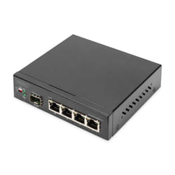 Digitus Commutateur réseau 4 ports Gigabit, 1 port SFP Uplink