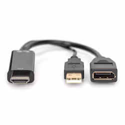 Digitus Adaptateur HDMI 4K – HDMI vers DisplayPort