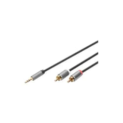 Digitus Câble adaptateur audio, prise jack 3,5 mm vers RCA