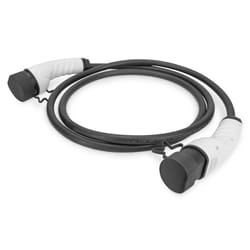 Digitus Câble de recharge pour véhicules électriques & PHEV – 7,5 m – type 2 vers type 2 – mode 3 – triphasé – 16 A – 11 kW – noir