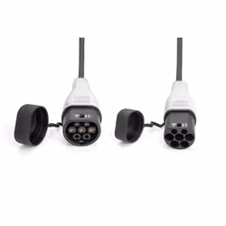 Digitus Câble de charge en spirale pour véhicules, 5 m, Type 2 vers Type 2
