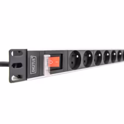 Digitus Multiprise avec profilé en aluminium et interrupteur, 8 prises CEE 7/5, câble d'alimentation de 2 m avec fiche de sécurité - Vue supplémentaire 4