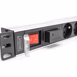 Digitus Multiprise avec profilé en aluminium avec interrupteur, 7 prises CEE 7/5, câble d'alimentation de 2 m, protection contre les surtensions - Vue supplémentaire 4