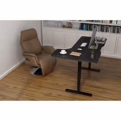 Digitus Piètement de table réglable en hauteur électriquement, deux moteurs, 3 vitesses, noir - Vue supplémentaire 4