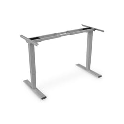 Digitus Piètement de table réglable en hauteur électriquement, deux moteurs, 3 vitesses, gris