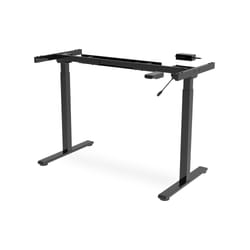 Digitus Piètement de table réglable en hauteur électriquement, un moteur, 2 vitesses, noir
