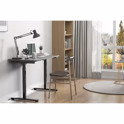 Digitus Piètement de table réglable en hauteur électriquement, un moteur, 2 vitesses, noir