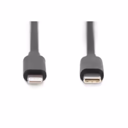 Digitus Câble spiralé USB 2.0 – USB-C vers Lightning