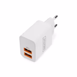 Digitus Chargeur USB, 2 ports USB A, 15,5 W, Intérieure, Secteur, 5 V, 3,1 A, Blanc