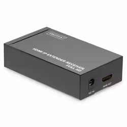 Digitus Récepteur / extenseur HDMI IP, Full HD, 1920 x 1080 pixels, Récepteur AV, 120 m, Avec fil, Noir, HDCP