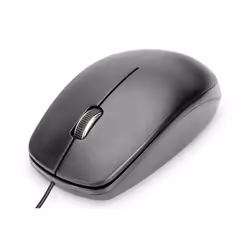 Digitus Souris USB avec câble, 3 boutons, 1200 dpi, Ambidextre, Optique, USB Type-A, 1200 DPI, Noir