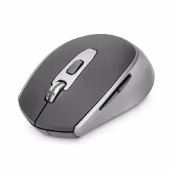 Digitus Souris optique sans fil, 6 boutons, 1600 dpi, Ambidextre, Optique, RF sans fil, 1600 DPI, Noir, Gris