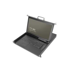 Digitus Console KVM LCD HD 17", 8 ports VGA, clavier allemand