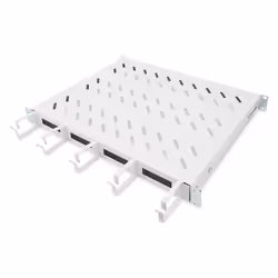 Digitus Tablette avec passage de câbles, Étagère, Gris, Acier, 120 kg, 1U, Turquie