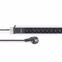 Digitus Multiprise avec profilé en aluminium, 12 prises, câble d'alimentation de 2 m avec fiche de sécurité - Vue supplémentaire 4