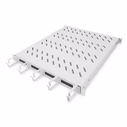 Digitus Tablette avec passage de câbles, Étagère, Gris, Acier, 120 kg, 1U, Turquie