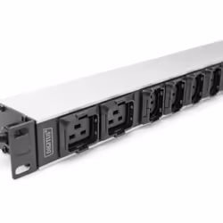 Digitus Multiprise avec profilé en aluminium, 10 prises, câble d’alimentation de 2 m, fiche IEC C20