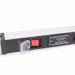 Digitus Multiprise avec profilé en aluminium, interrupteur, protection contre la surcharge et filtre secteur intégrés, 5 prises à contact de protectio - Vue supplémentaire 5