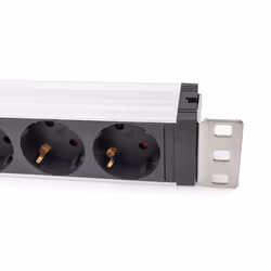 Digitus Multiprise avec profilé en aluminium, interrupteur, protection contre la surcharge et filtre secteur intégrés, 5 prises à contact de protectio - Vue supplémentaire 6