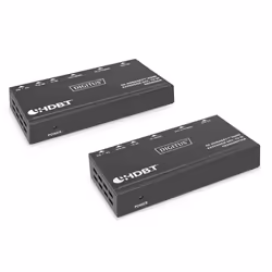 Digitus Kit d'extension HDMI 4K HDBaseT™, 70 m, 3840 x 2160 pixels, Émetteur et récepteur AV, 70 m, Avec fil, Noir, HDCP