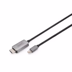 Digitus Câble adaptateur Mini DisplayPort 8K, Mini DP – HDMI type A, 1 m, Mini DisplayPort, HDMI, Mâle, Mâle, Droit