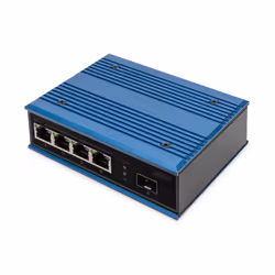 Digitus Commutateur PoE réseau Fast Ethernet 4 ports, industriel, non administrable, 1 liaison montante SFP, Non-géré, Fast E ...