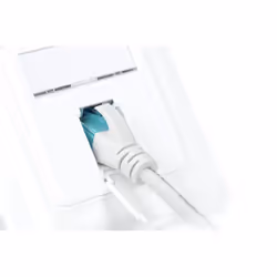 Digitus Prise réseau CAT 6A Classe Ea, de conception compatible, blindée, montage encastré