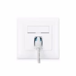 Digitus Prise réseau CAT 6A Classe Ea, de conception compatible, blindée, montage encastré