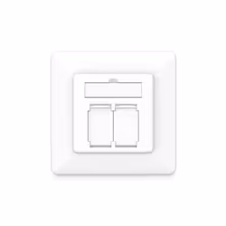 Digitus Prise réseau CAT 6A Classe Ea, de conception compatible, blindée, montage encastré