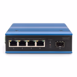 Digitus Switch réseau Gigabit Ethernet 4 ports, industriel, non administrable, 1 SFP uplink