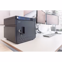 Digitus Armoire de chargement mobile pour ordinateurs portables / tablettes jusqu'à 14 pouces, UV-C, USB-C™