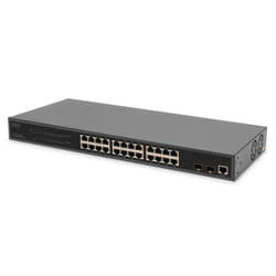Digitus Commutateur PoE Gigabit Ethernet L2 Managed 24 ports