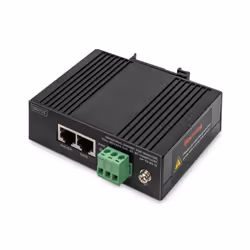 Digitus Injecteur Gigabit EthernetPoE,Industrial,, IEEE 802.3af, IEEE 802.3at, IEEE 802.3bt, 10/100/1000Base-T(X), Noir, Chin ...