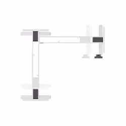 Digitus Piètement de table réglable en hauteur électriquement, forme en L à 90°, 3 moteurs, 2 positions, blanc - Vue supplémentaire 4