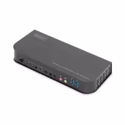 Digitus Commutateur KVM, 2x1, HDMI, HDMI Out, 4K2K / 60 Hz, 4096 x 2160 pixels, 4K Ultra HD, Noir