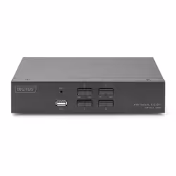 Digitus Commutateur KVM, 4x1 (DP, DP Out, USB)