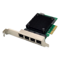 Digitus Carte réseau 4 ports 2,5 Gigabit Ethernet, RJ45, PCI Express, chipset Realtek