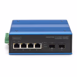 Digitus Commutateur industriel Gigabit Ethernet 4+2 ports