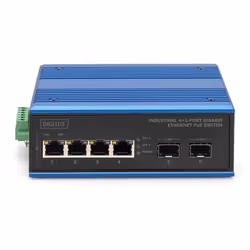 Digitus Commutateur PoE industriel Gigabit Ethernet 4+2 ports - Vue supplémentaire 4