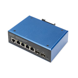 Digitus Commutateur PoE industriel Gigabit Ethernet L2 Managed 4+2 ports