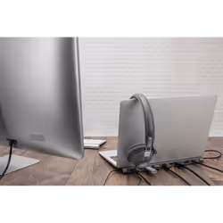 Digitus Station USB-C 11 ports, gris, 2x HDMI, VGA