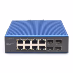 Digitus Commutateur PoE industriel Gigabit Ethernet 8+4 ports