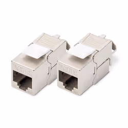 Digitus CAT 6A, module Keystone, blindé, installation sans outil - 2 pièces