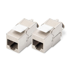 Digitus CAT 6A, module Keystone, blindé, installation sans outil - 2 pièces