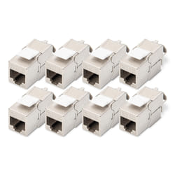 Digitus CAT 6A, module Keystone, blindé, installation sans outil - 8 pièces
