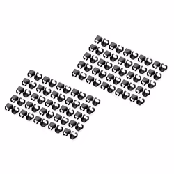 Digitus A-CC-BL, Clip codé par couleur, Noir, Polyvinyl chloride (PVC), Cat5e/6, 100 mm, 120 mm
